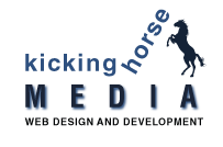 Kicking Horse Media Web Design & Development Logo